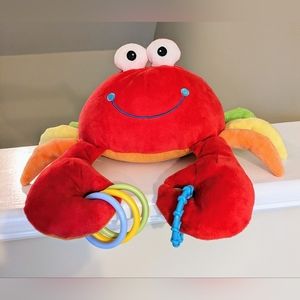 Baby Gund colorful activity crab